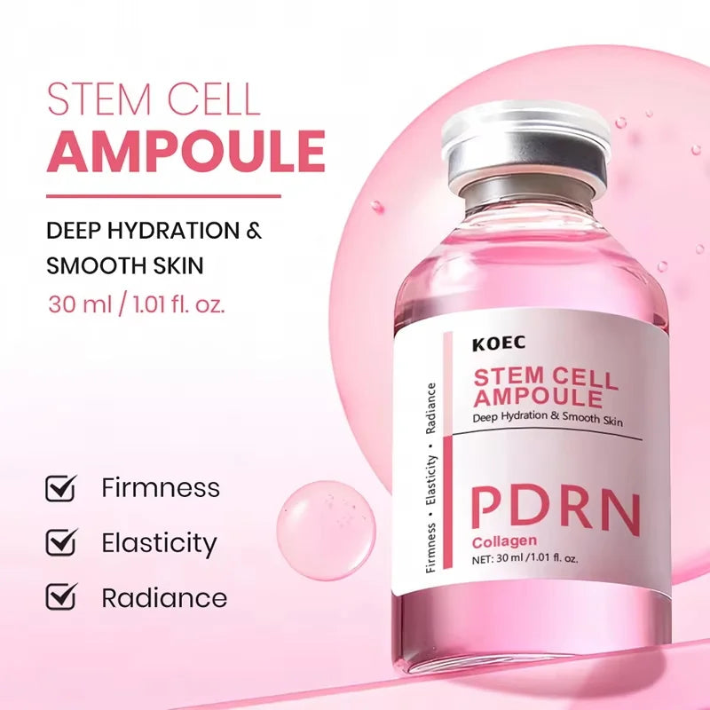 Centella PDRN Salmon Ampoule Serum Cream Advanced Deep Repair Skin Barrier Serum Face Firming Brightening Facial Essence Product Qme