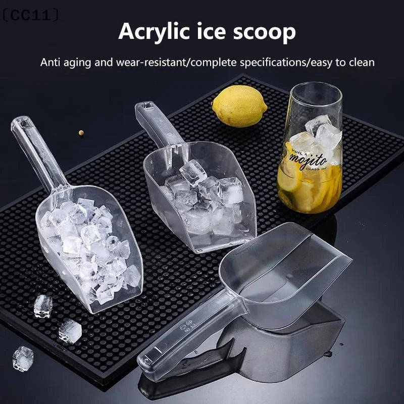 Bar Buffet Favor Party Ice Sugar Sweets Candy Clear Acrylic Scoops Qme