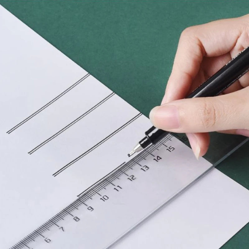 Double-line Gel Pen Essential Architectural Design Exams Note-taking Qme