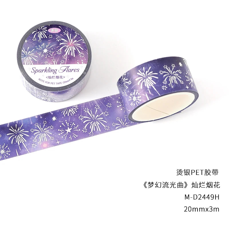 TIANZI 20mm X 3m Griffiths Regular Series Kawaii Ins Cute Dessert Sparkling Sand Washi Tape DIY Scrapbook Aesthetic Masking Tape Qme A-1 Roll best-seller