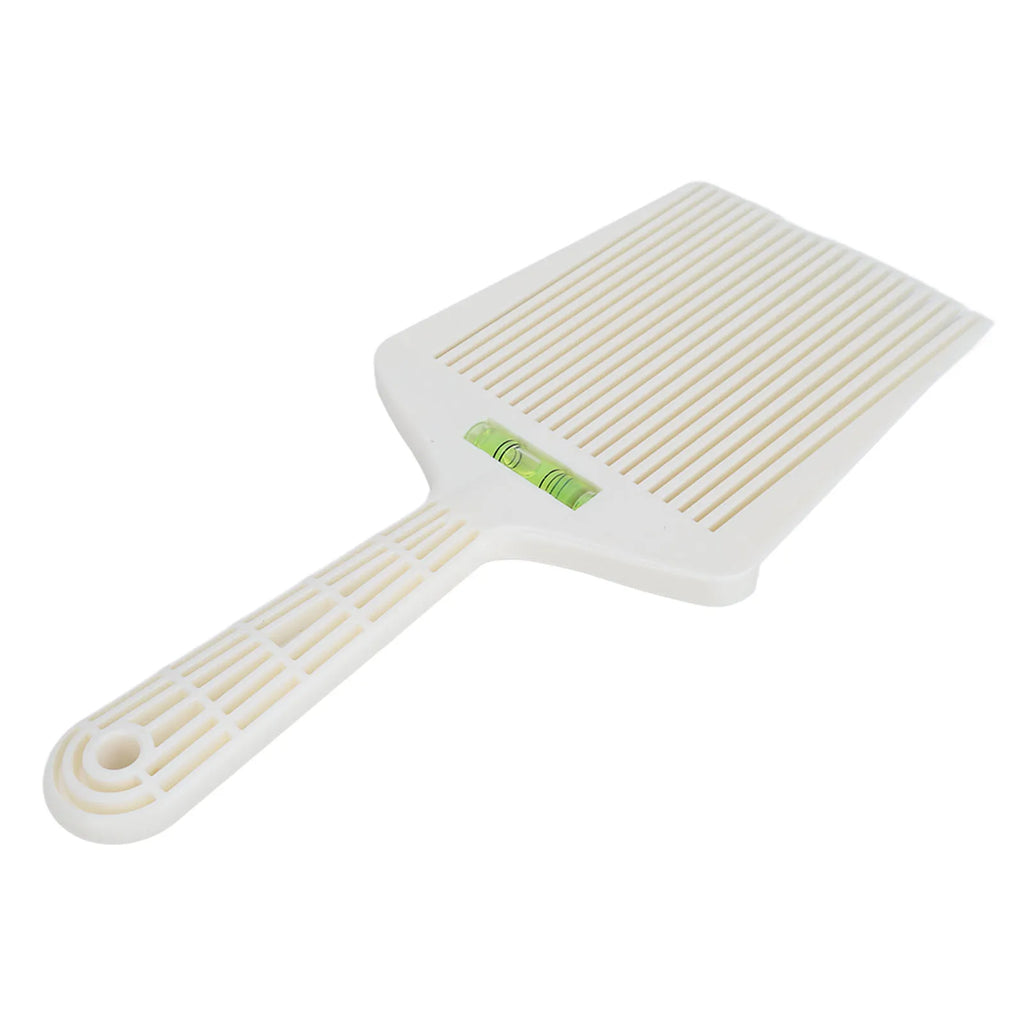 Barber Flat Top Comb Flat Top Hair Comb Barber Flat Top Comb Professional Flat Top Comb with Accurate Water Leveling White Qme