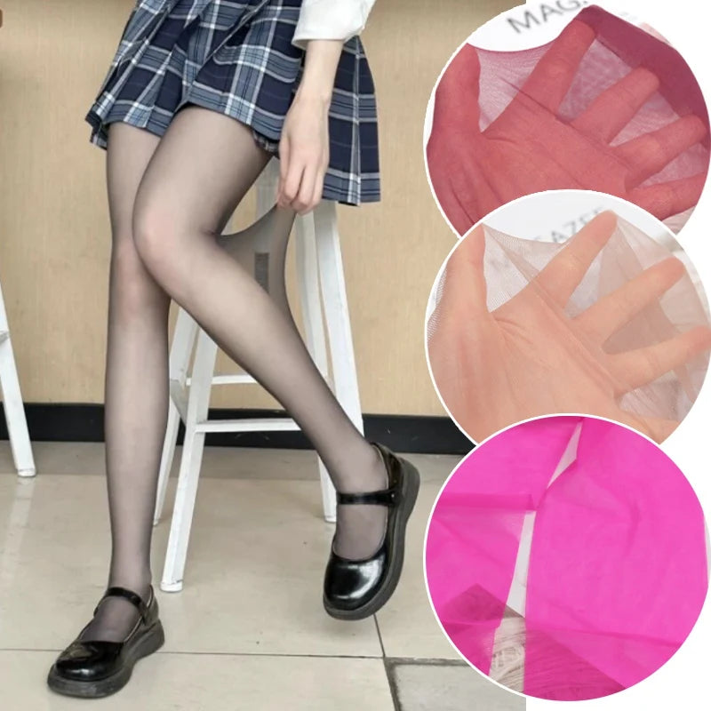 Sexy Transparent Long Stockings Leggings Nightclub Breathable Ultra Qme