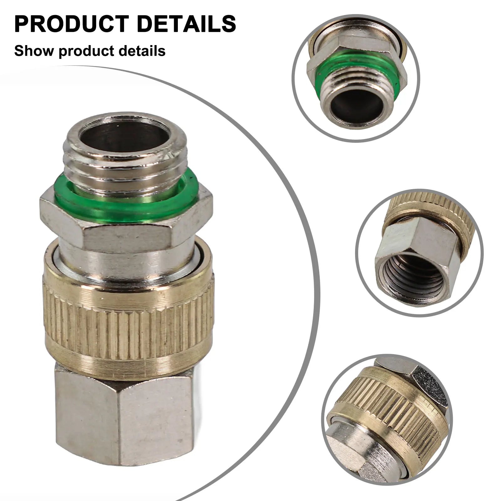 Copper Quick Connector Garden Watering Tool For Agricultural Dosing Plunger Pump High Pressure Hose Garden Irrigation Tools Qme
