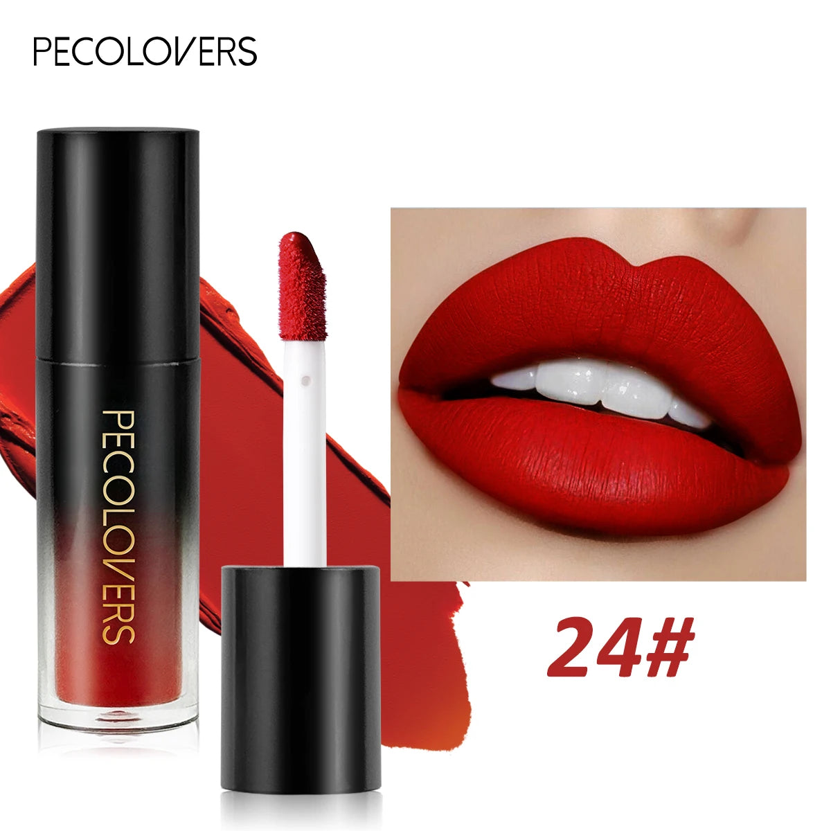 Multiple Colors Matte Velvet Lip Gloss Waterproof Long-lasting