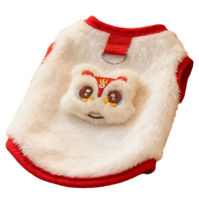 Anti-shedding Pet Sweater Coat Cats Dogs Comfortable Vests Small Qme