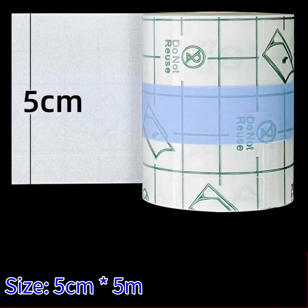 ROKYO Professional 5M Protective PU Healing Film Tattoo Bandage For Aftercare Transparent Skin Repair Wrap Roll Waterproof Qme 5CM