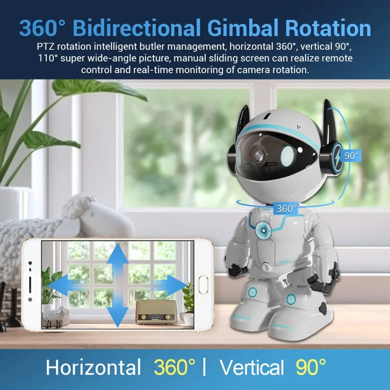 ESCAM PT205 1080P Pan/Tilt AI Humanoid Detection WiFi IP Camera with Two Way Audio Qme