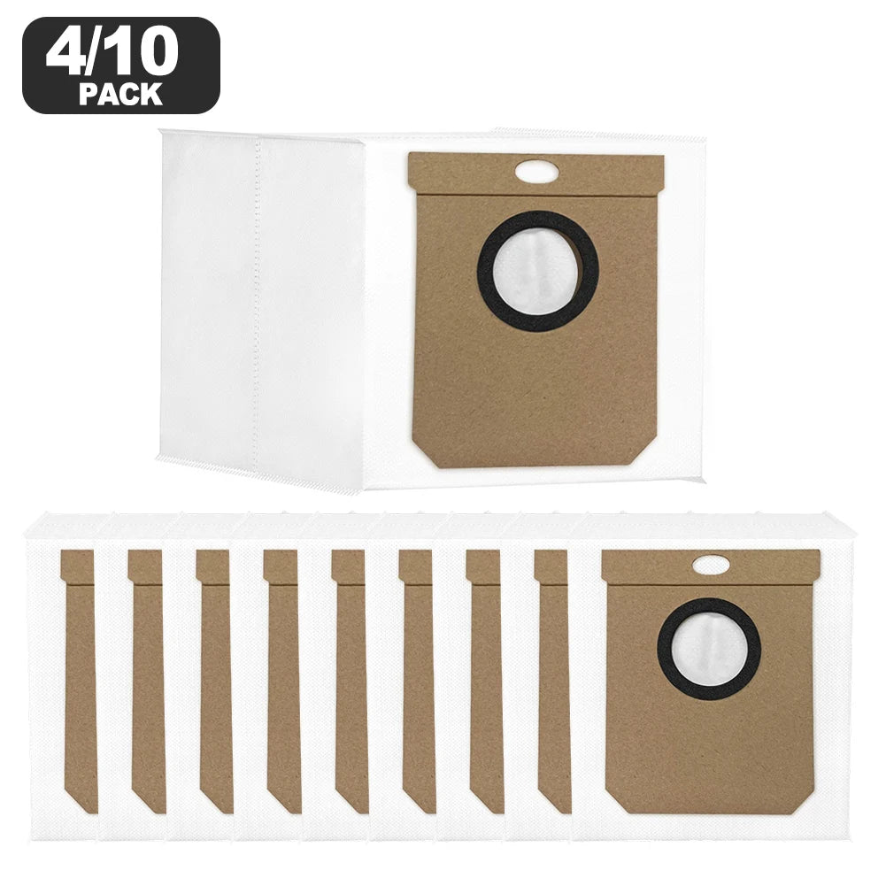 Base Station Dust Bags, For Deerma DEM-X70 / DEM-S30 Stations Dust Collector Robot Vacuum Cleaner Bags Replacement Qme