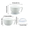 Rice Bowls Kids Food Containers Dinner Bowl Grade Soup Self-feeding Qme White China Mainland