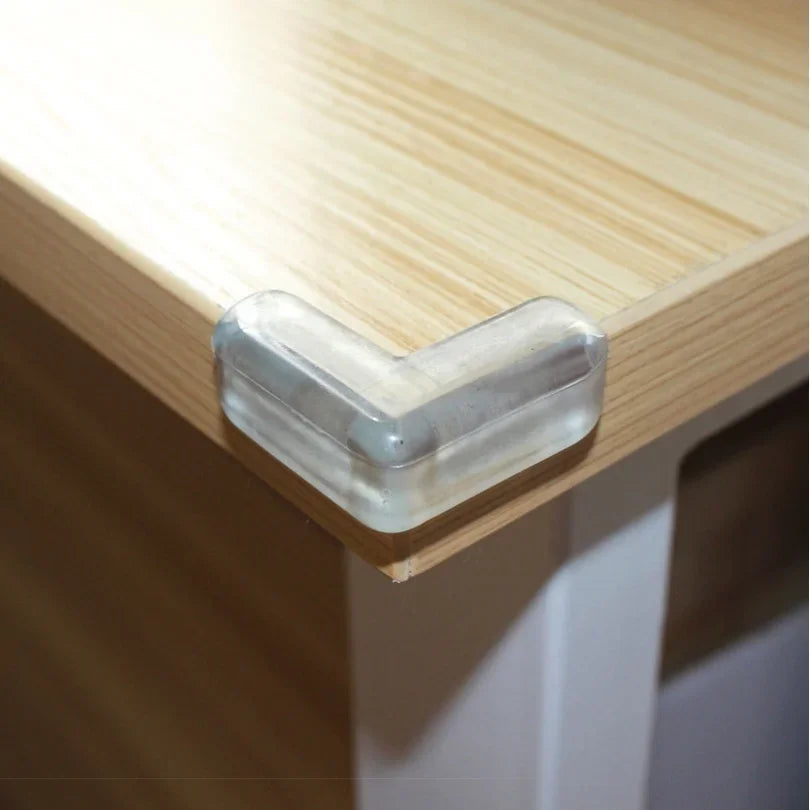 Child Safety Transparent Silicone Protector Table Corner Protection Qme 4Pcs