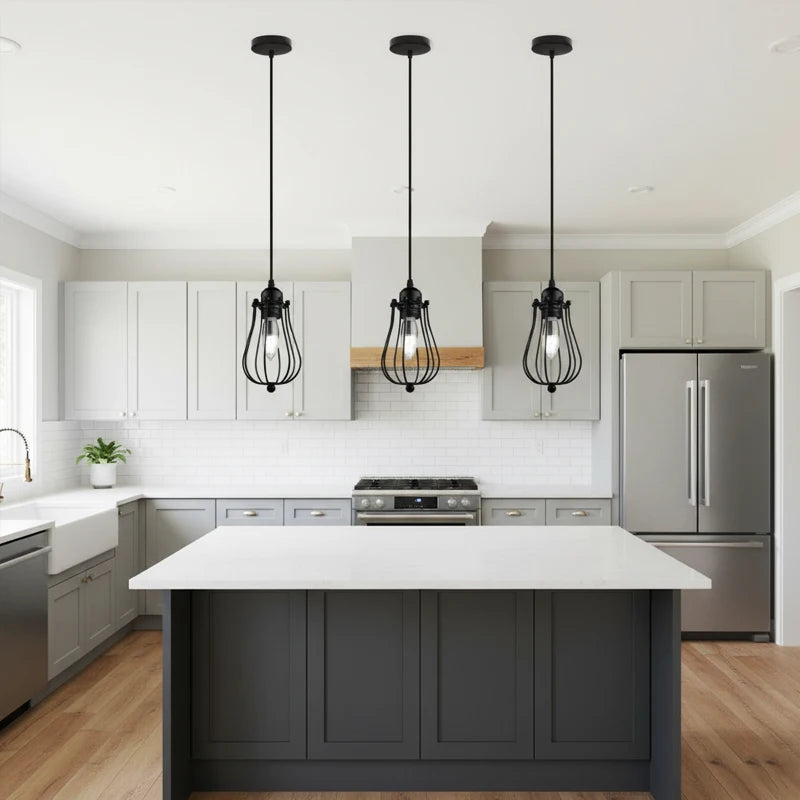 Vintage Concrete Pendant Light Fixture America Retro Hanging Lamps Bar Shop Restaurant Indoor Cement Kitchen Decoration Loft Qme
