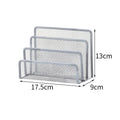 File Office Supplies Storage Rack Black Desktop Grid Metal Qme B