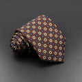Men's Fashion Silk Tie Soft Novelty Necktie Blue Green Orange Ties Qme 21