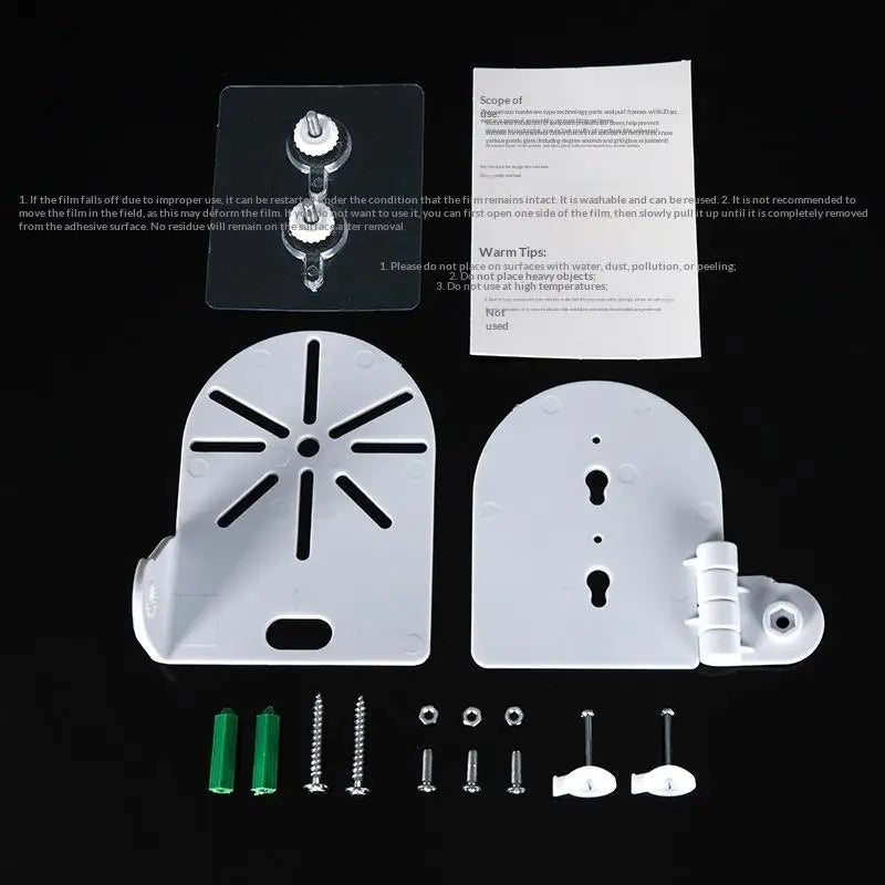 L Shape Nail Wall Mount Camera Bracket Glue Base PTZ Version Qme