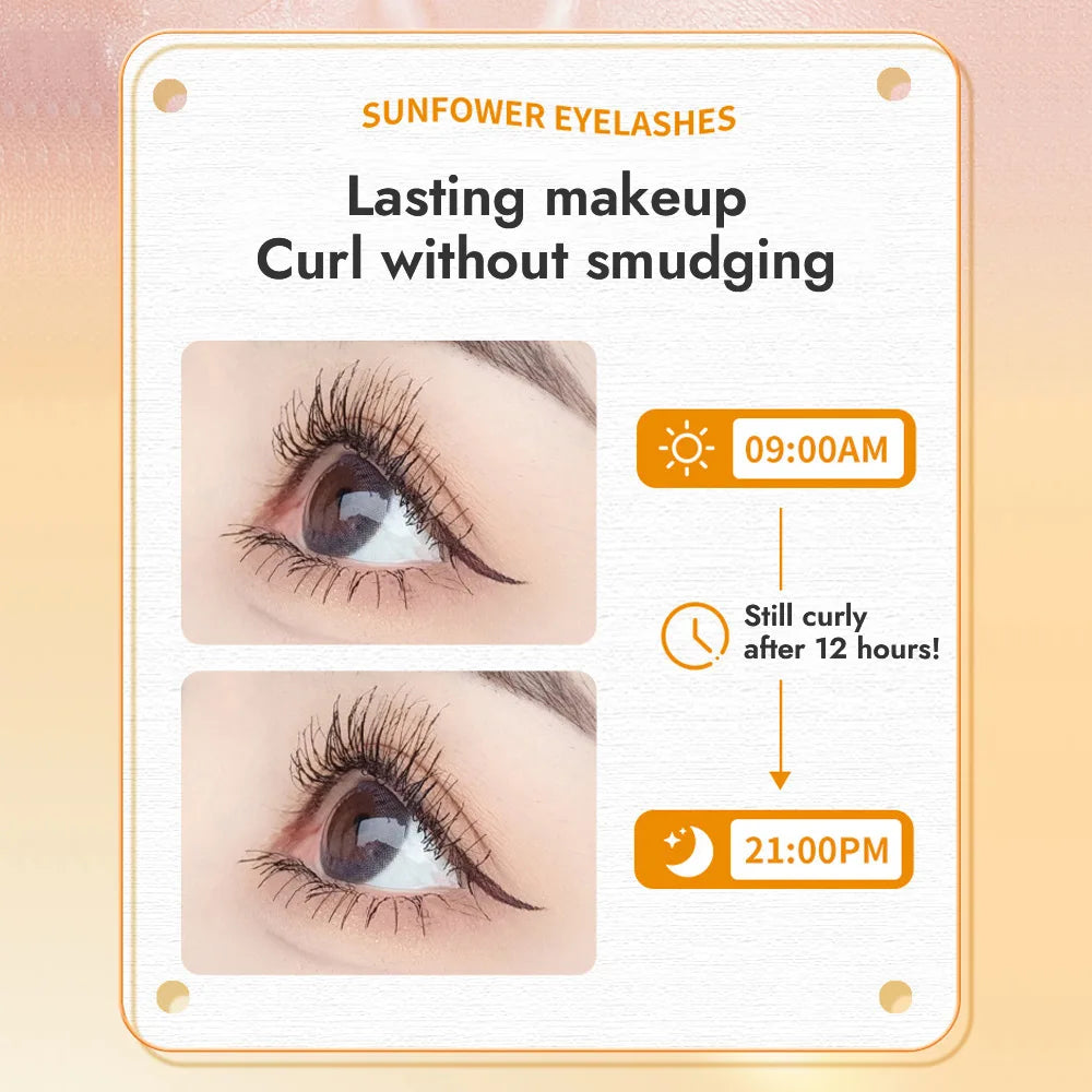GECOMO Slim Three-dimensional Mascara Each Eyelash Clearly Curled Qme