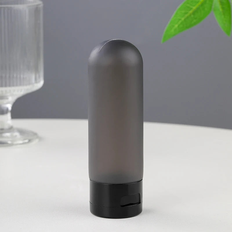 Leak-proof Travel Bottle Portable Squeeze Container Lotion Facial Qme Black