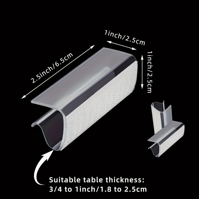 12PCSTable skirt clip,Transparent tablecloth clip,Skirt clip,Suitable for indoor and outdoor activities、Wedding、Meeting、Party Qme