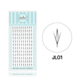 NATUHANA Comic Spire Lash Extensions Natural Soft Manga False Qme LIGHT BLUE D MIX9-15