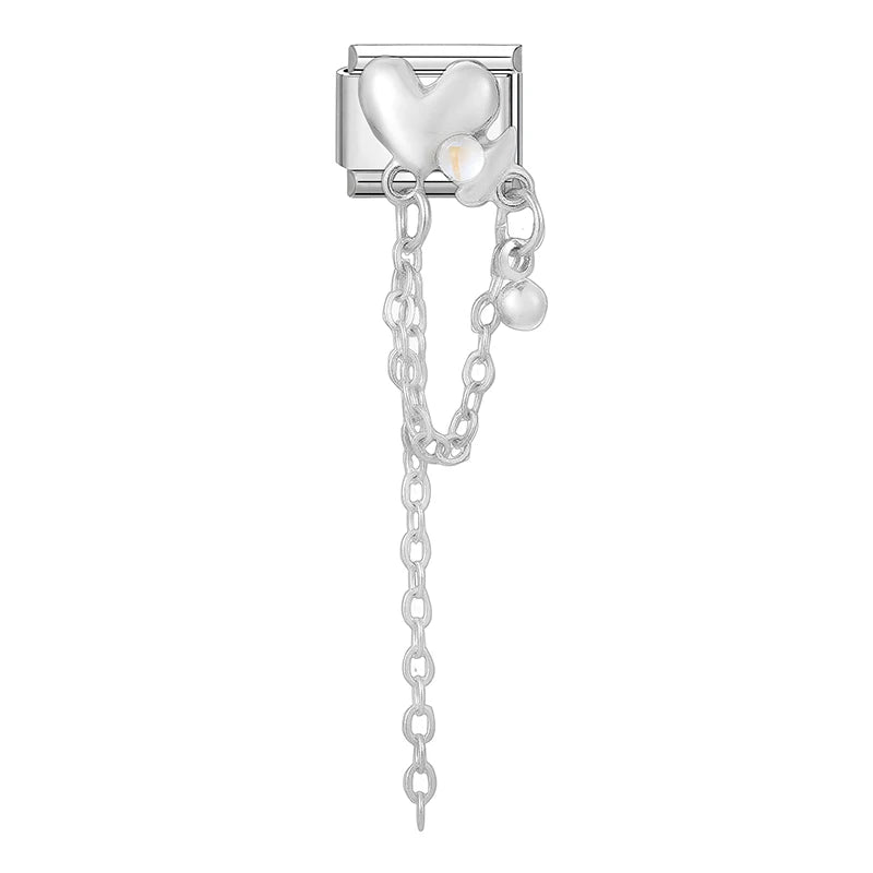 2026 Love Heart Bird Lock Butterfly Bows Long Chain Italian Charm Fit 9mm Bracelet Stainless Steel Drop Shipping Women Jewelry Qme Style 19