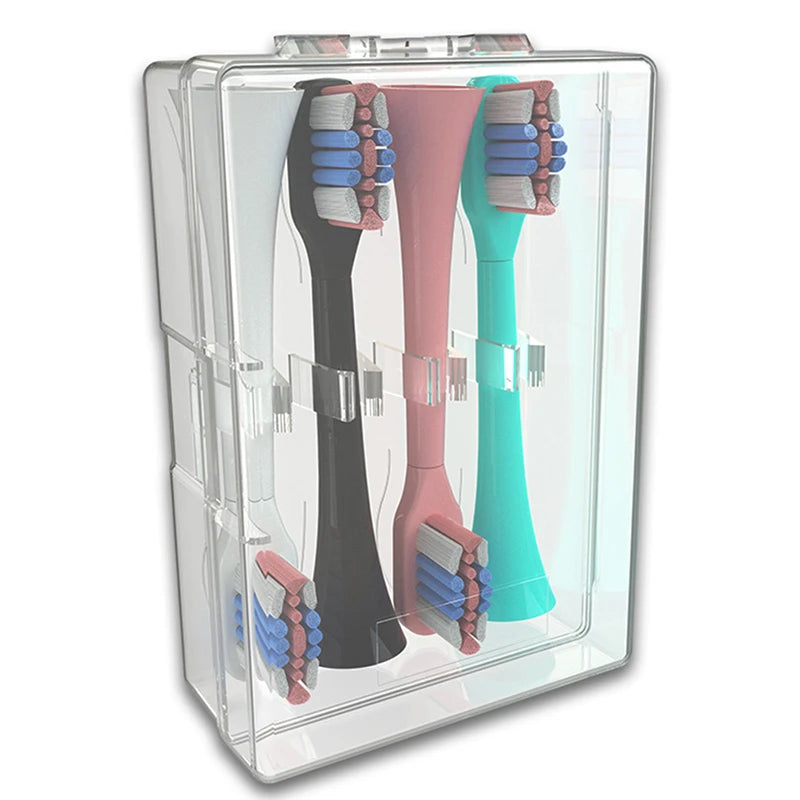 Travel Portable Box Universal Holder Electric Toothbrush Head Storage Qme