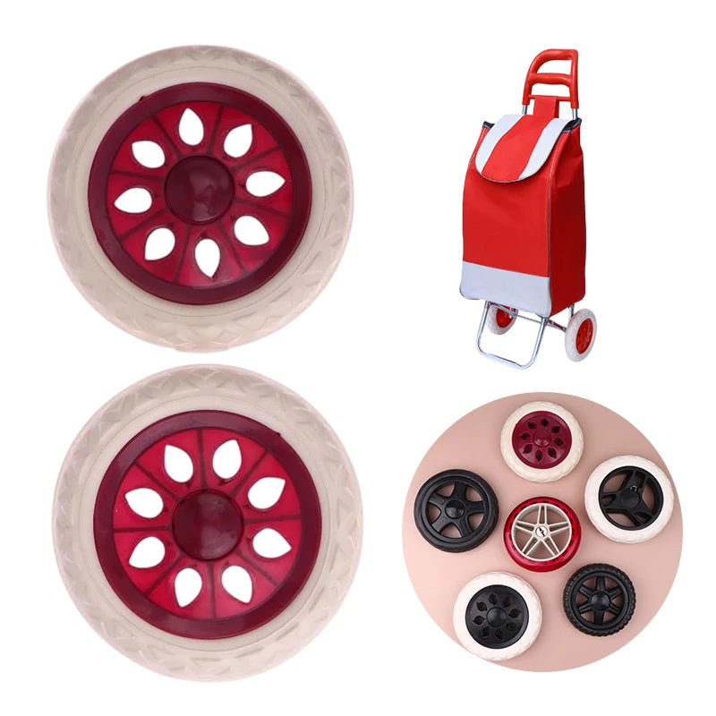 Travelling Trolley Caster Wear-resistant Anti Slip Shopping Cart Tire Qme