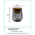 Mini Self Watering Flower Pot Fish Tank Transparent Plastic Plant Pots Self Watering Planter Pot Vase For Home Decoration Qme Gray