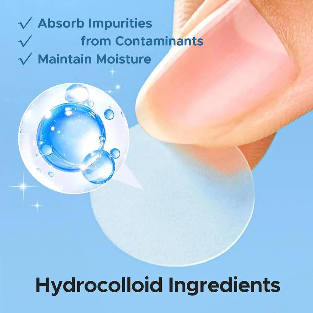 Mixed Sizes Hydrocolloid Pimple Patches For Face Salicylic Acid Hydrocolloid Invisible Acne Stickers For Zits Spots Qme