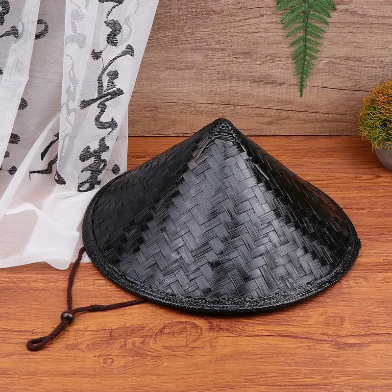 Hat Samurai Straw Ninja Chinese Cosplay Japanese Rice Asian Bamboo Qme