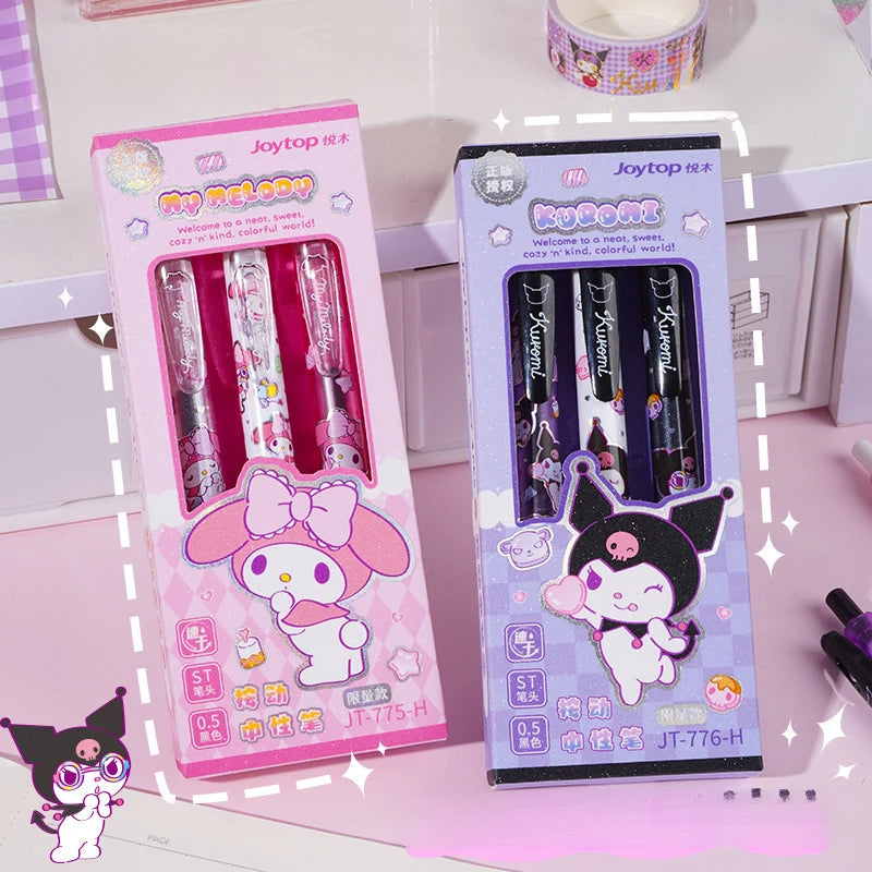 Hello Kitty Cotton Candy Push-button Ballpoint Pen Black Ink Smooth Qme