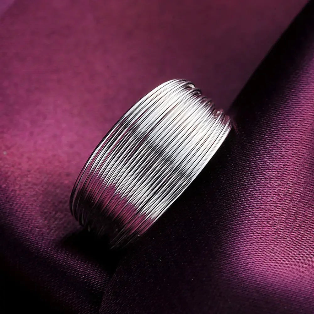 925 Sterling Silver Multi-line Rings For Women adjustable Fashion Wedding Engagement Party Gifts Charm Jewelry high quality Qme