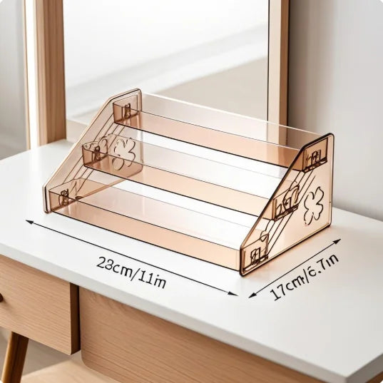 Display Stand Cosmetic Rack Holder High-capacity Essential Oil Bottle Qme