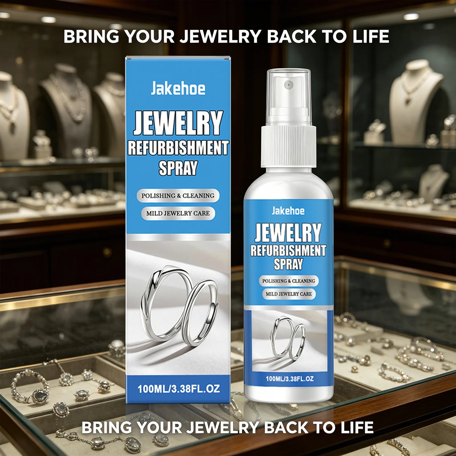 Jewelry Care Cleaning Agent Cleaning Dirt Remove Oxidation Polishingwatch Chain Jewelry Renovation Decoration Cleaning Solution Qme