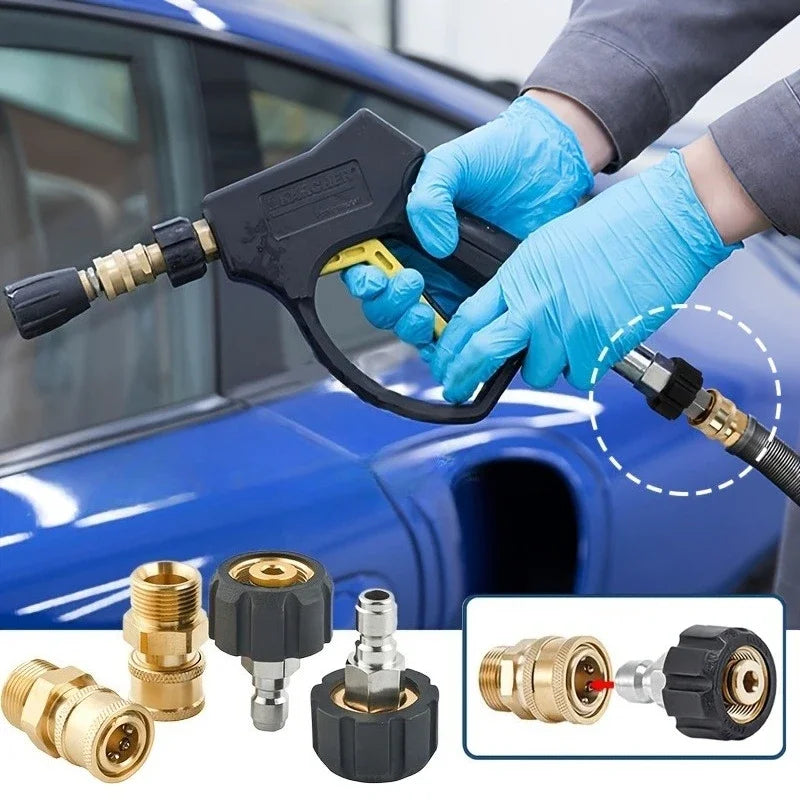 Pressure cleaning machine quick connection kit, quick disconnection kit, quick connection kit Qme