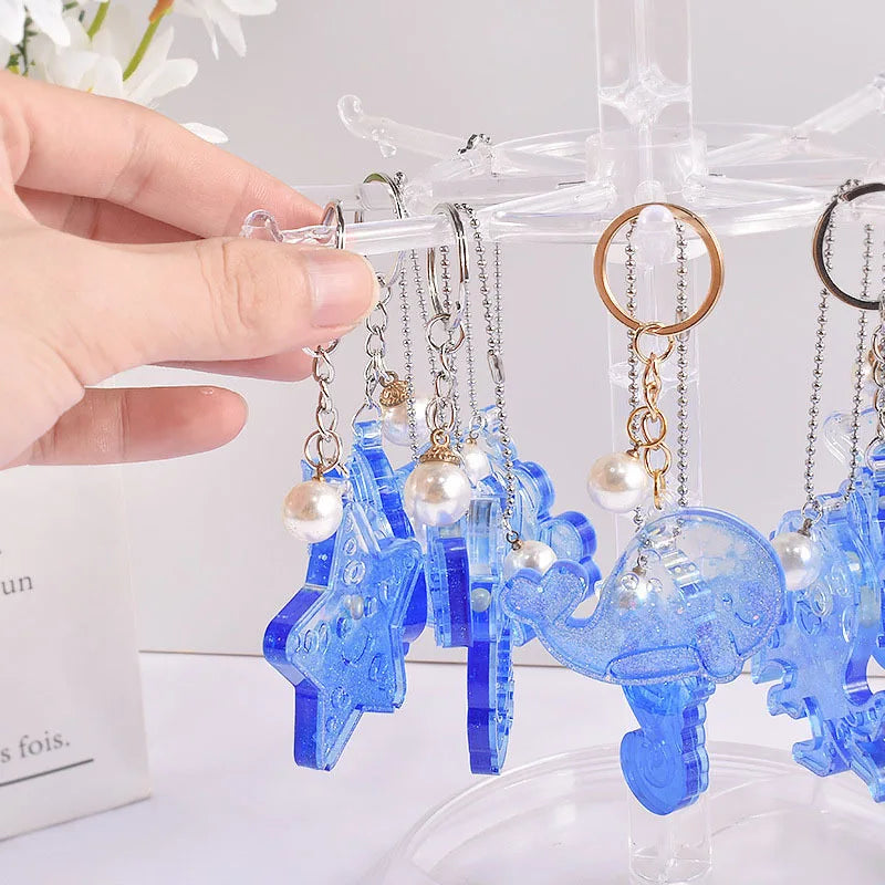 Ocean Series Earring Silicone Mold Fish Seashell Resin Casting Mould for Pendant Earring Jewelry Keychain Making DIY Craft Qme