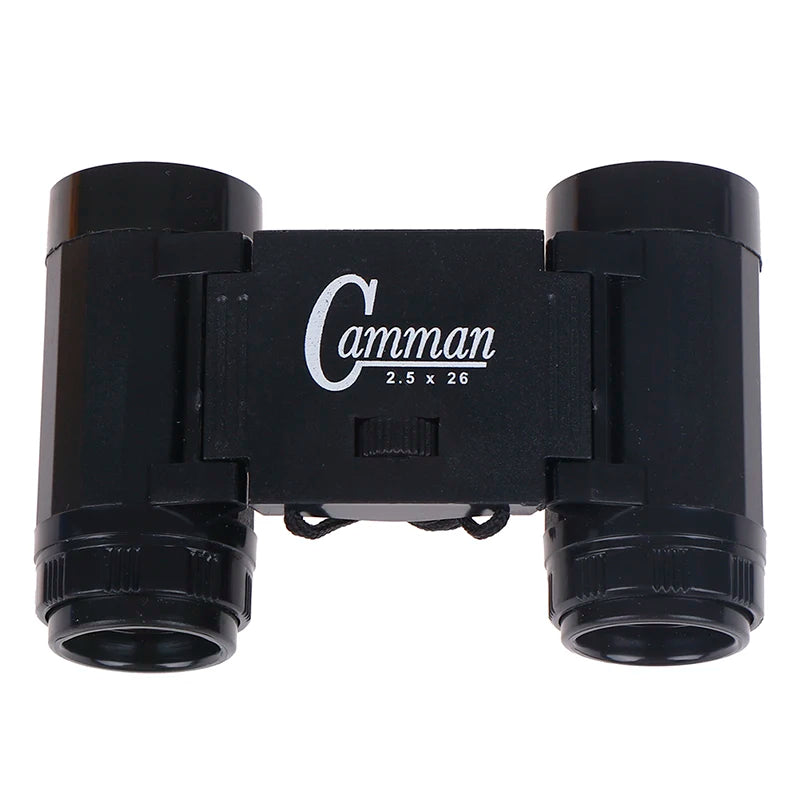 Mini Kid Children Magnification Toy Binocular Telescope+neck Tie Strap Qme Black