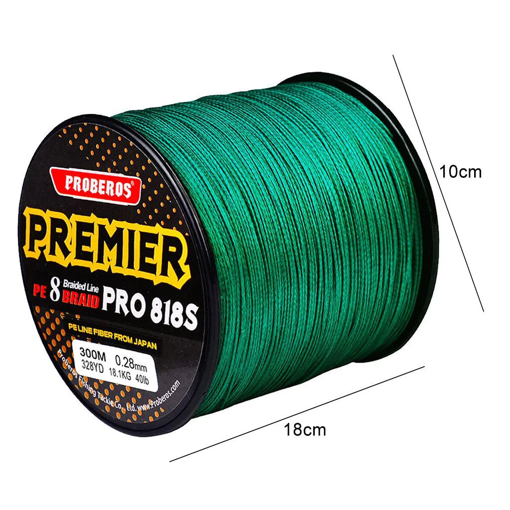 300M Nylon Fishing Line Super Strong Monofilament Fishing Line Not Fade 8 Strands Top Lines Dedicated To Sea Fishing Qme
