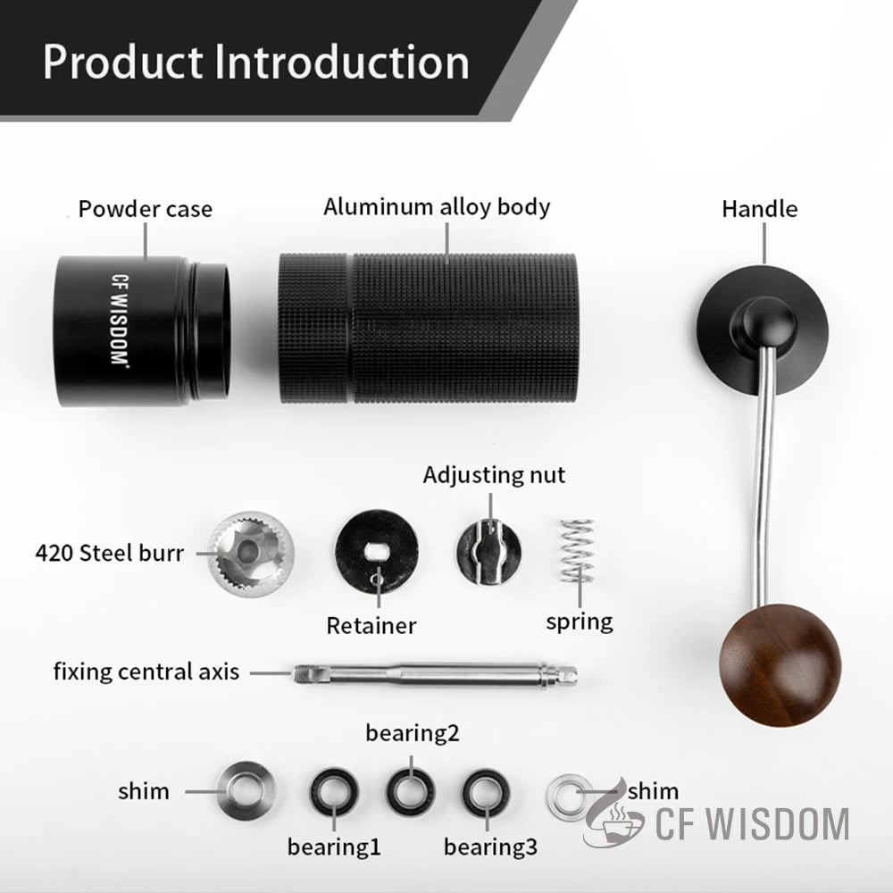 Coffee Grinder Premium Bean Manual Outer Box Thanksgiving Christmas Qme