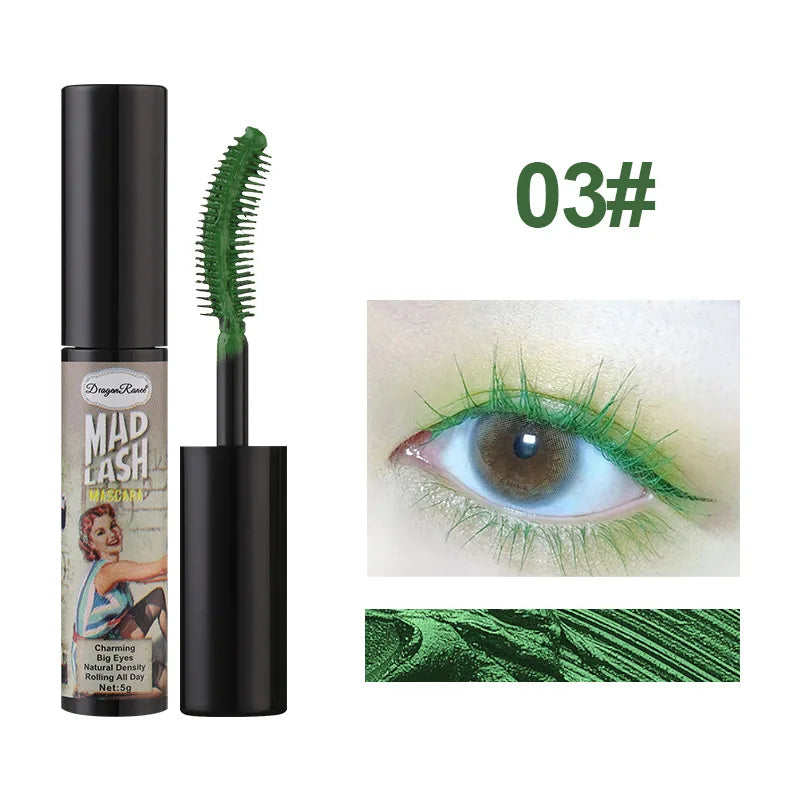 Colorful Slender Mascara Waterproof Fast Drying Curling Eyelashes Qme 03