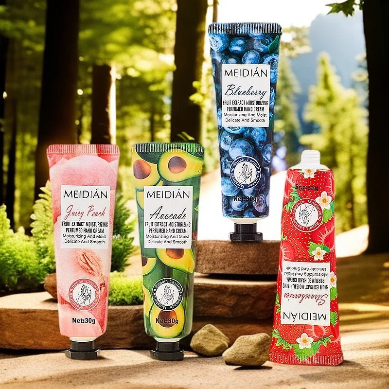 Five Fruit Scented Hand Cream Moisturizing Long-lasting Fragrance Qme