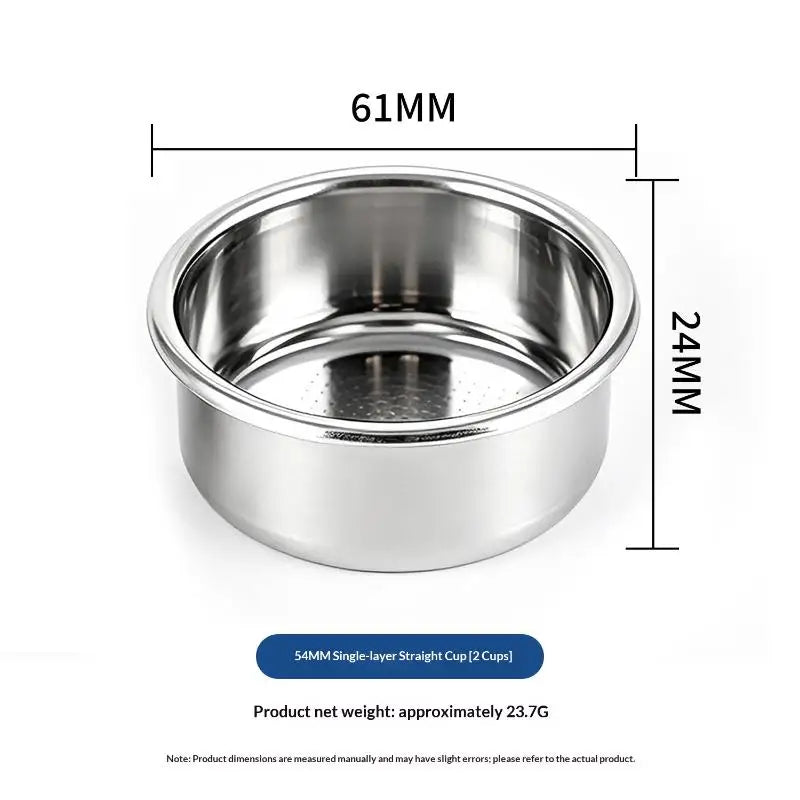 51 1-Cup 2-Cup Filter Replacement Basket Coffee Bottomless Qme A6