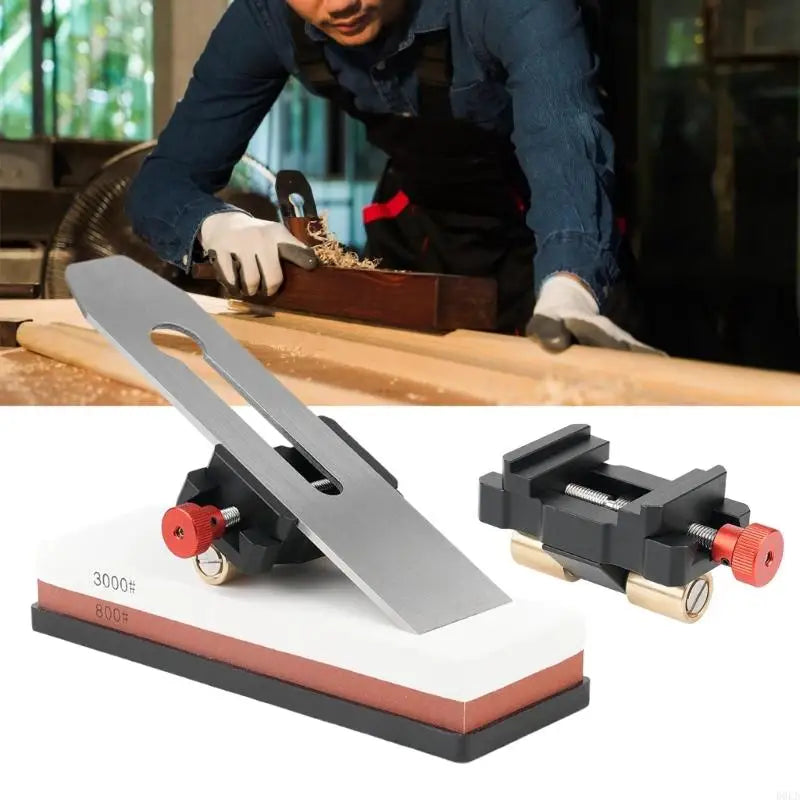 Adjustable Honing Guide Sharpening Jig 4- Cutter Aluminum Alloy Steel Qme
