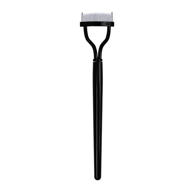 Eyelash Separator Metal Teeth Straight Curler Beauty Makeup Stainless Qme Black China Mainland