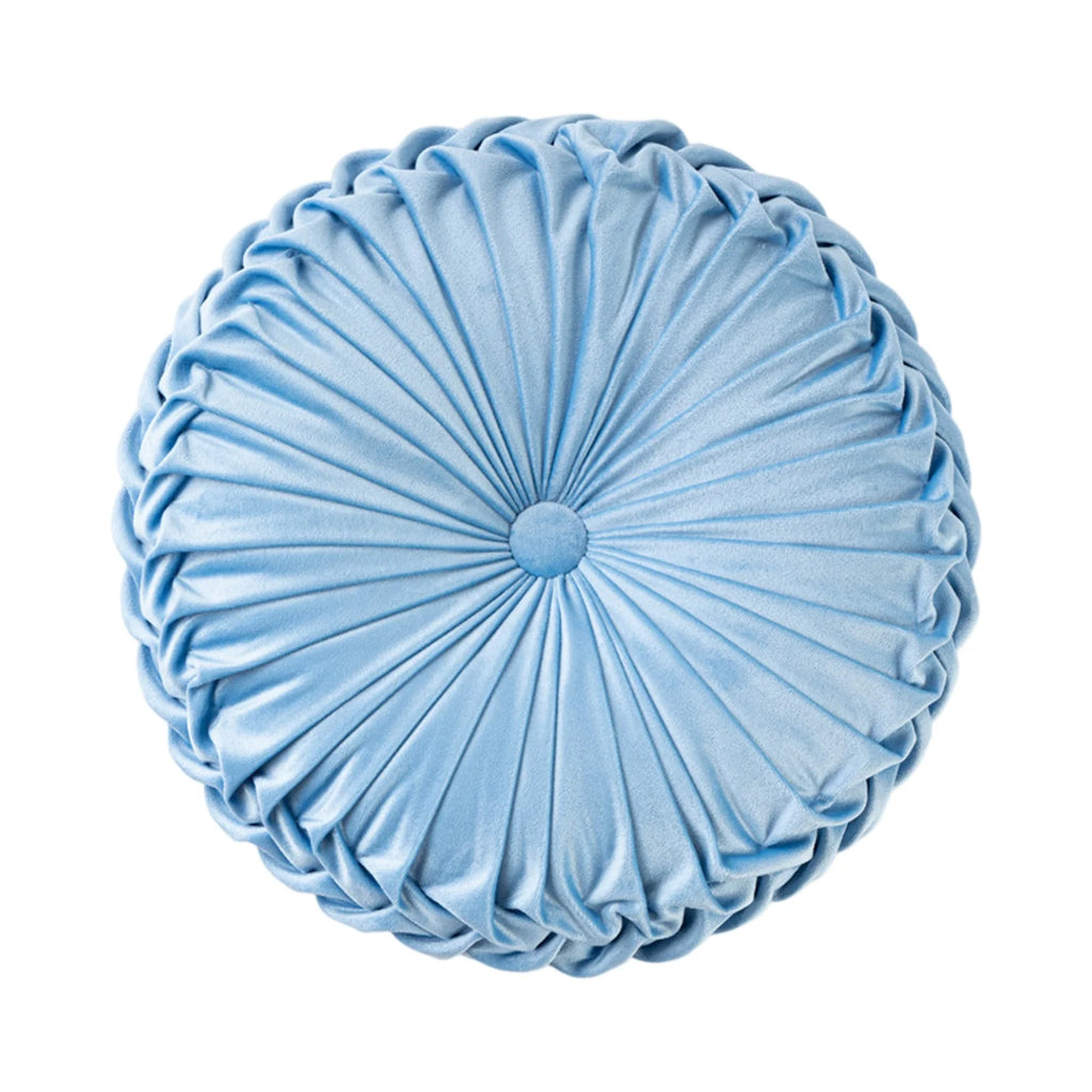 35cm Round Shaped Pillow Solid Color Drifting Window Tatami Cushion Thickened Soft and Comfortable Chair Cushion Home Sofa Decor Qme