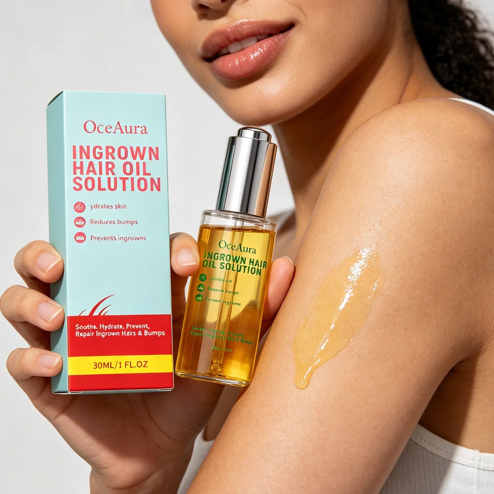 Oceaura Body Care Oil After Hair Removal Reduce Bumps Soften Cuticles Qme
