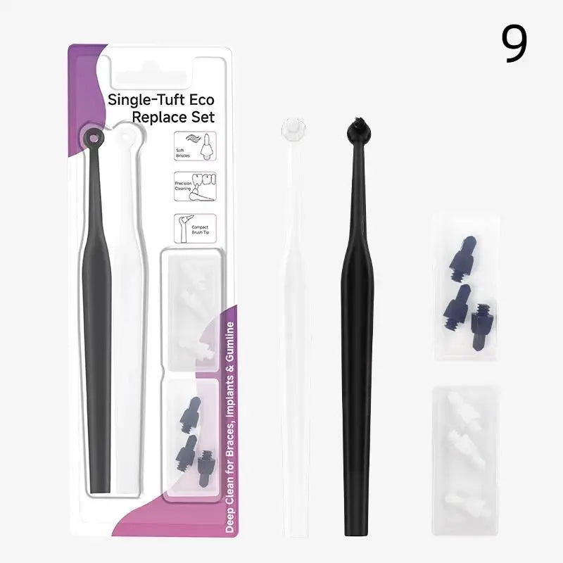 Interdental Brush Single-beam Soft Teeth Replacement Head Cleaning Qme 9