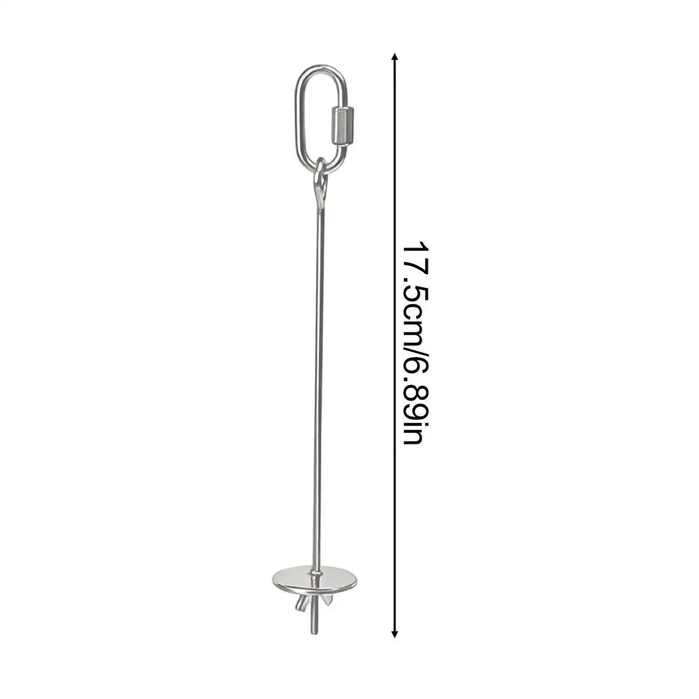 1pcs Bird Cage Food Skewer Stainless Fruit Stick Holder Bird Food Holder For Cage Foraging Macaw Parakeet Cockatiel Conure Finch Qme small