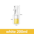 200/300/500ml Oil Spray Plastic Household Kitchen Oil Spray Bottle or Oil Brush Nebulizing Mist Filling Cooking Dual Use BBQ Qme 200ml WHITE