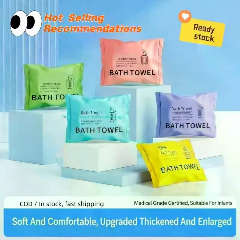 70x140CM Thickened Compressed Disposable Bath Towel Large Qme