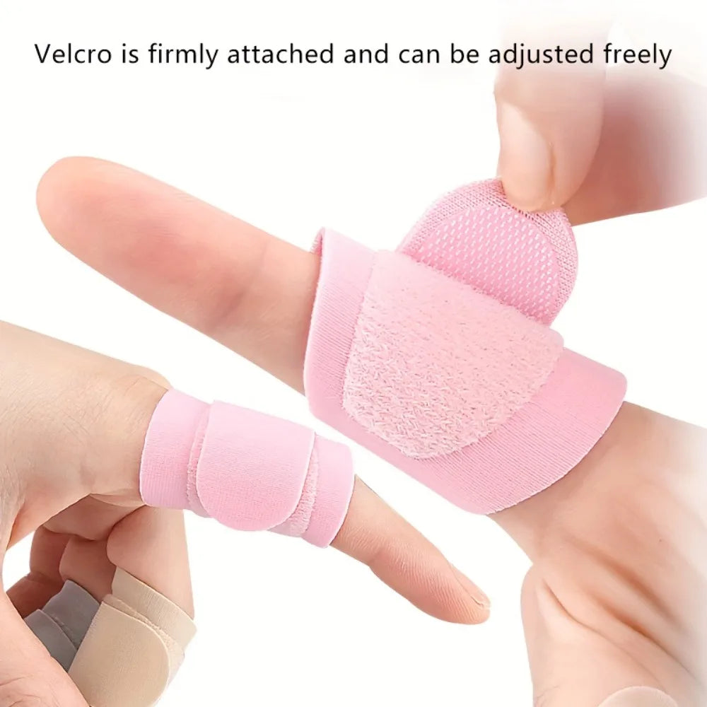 Adjustable Finger Splint Brace, Hook & Loop Finger Support For Injury & Arthritis Qme