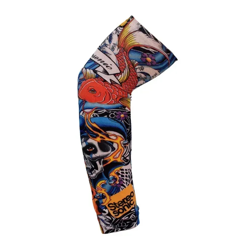 Arm Sleeves UV Protection Full Cool Outdoor Golf Sports Hiking Riding